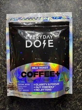 Everyday Dose Mushroom Coffee +  Collagen Protein Nootropics Focus Mood 04/2027