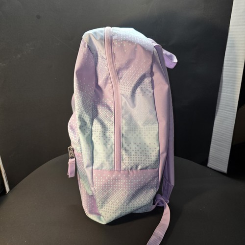JanSport Rucksack Lavender Lilac Purple Teal Pixelated Grid Schulbuchtasche - Bild 4 von 6