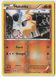 Makuhita 51/111 Furious Fists Reverse Holo Common