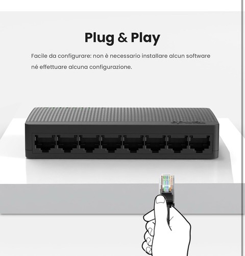 Ethernet Switch 10/100/1000 Mbps 8 Port SG108 TENDA - Bild 4 von 4