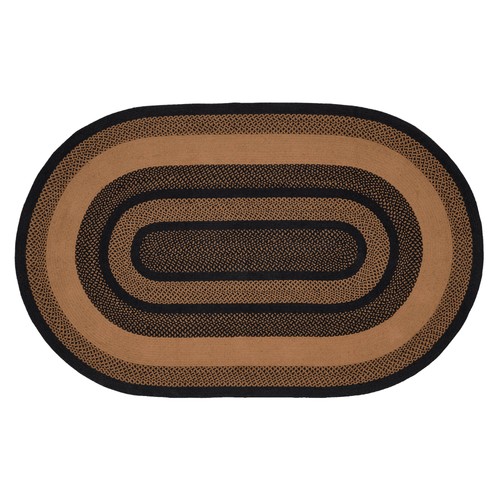 Area Rug Farmhouse Star Jute Country 60x96 Oval No Slip Floor Decor VHC Brands - Picture 8 of 8