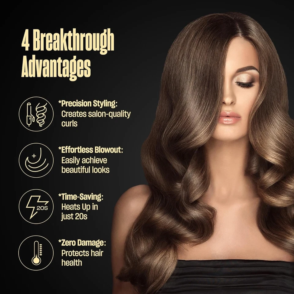 Bekind Twist Pro 1.5'' Heated Round Brush | Fast Heat, Ionic Blowout Styler - Image 4 of 4