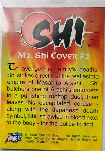 1995 Shi Trading Card MagnaChrome #M2 Shi Cover #2 - Foto 2 di 2