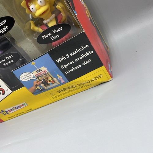 The Simpsons Silvester Interaktive Umgebung Spielset 2002 Playmates Neu - Bild 6 von 12