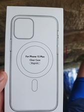 Apple Clear Case with MagSafe for iPhone 15 Plus Flowers 