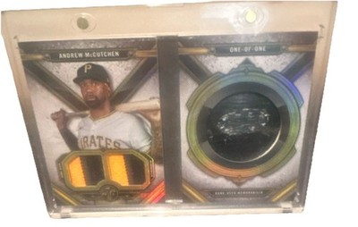 Topps 2024 Triple Threads Andrew McCutchen Bat Knob One-of-One Pirates #BKBC-AM