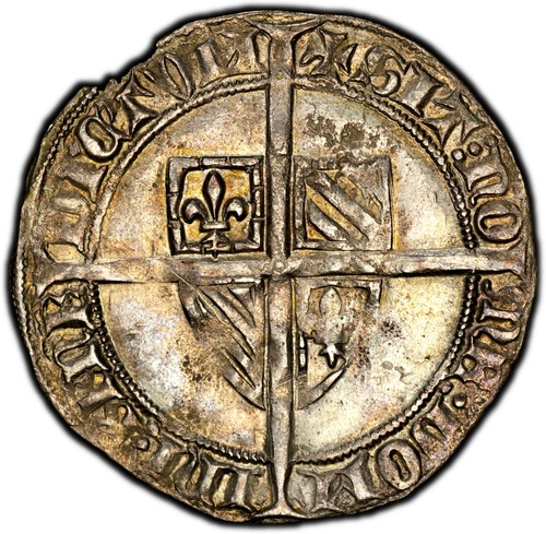 Belgium Flanders Philip II (1384-1404) Silver Double Gros PCGS AU DET. Rob.-8301 - Picture 5 of 6