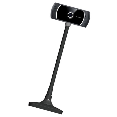 Webcam USB prête pour la conférence 30FPS sortie vidéo fluide avec support flexible en alliage - Photo 3/8