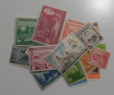 STAMPMART : PHILIPPINES MULTI ISSUE 18 DIFF MINT ( MNH / MLH ) 5v OVPT STAMPS