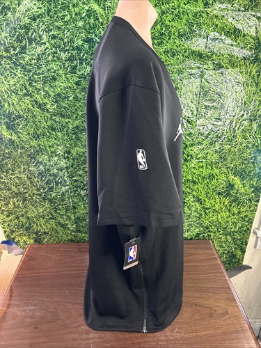 2018 NBA Charlotte Hornets Basketball Black Short Sleeve Side Zip 3XLT Shirt - Picture 4 of 5