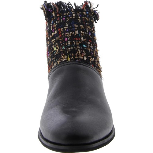 All Black Womens 50/50 II Black Mid-Calf Boots Shoes 37 Medium (B,M) BHFO 4685 - Picture 3 of 3