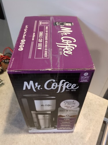 Mr. Coffee Bvmc-Scgb 200 Single Cup Coffeemaker with Built-in Grinder Black - Picture 2 of 5