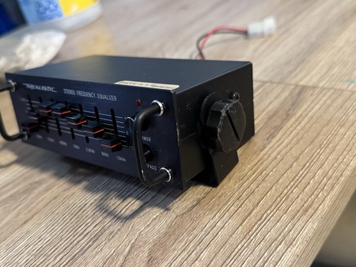 VINTAGE REALISTIC 7 BAND STEREO FREQUENCY EQUALIZER 12-1867 *FAST SHIPPING* - Picture 8 of 15