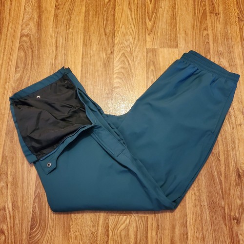 Vintage Wilson Track Pants Men Large Green Thomas E Gore-Tex Zip Leg Windbreaker - Picture 1 of 11