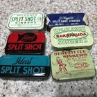 Vintage Split shot Sinkers J. C. Higgins Ideal Pflueger  Baracuda Best Little — photo 1