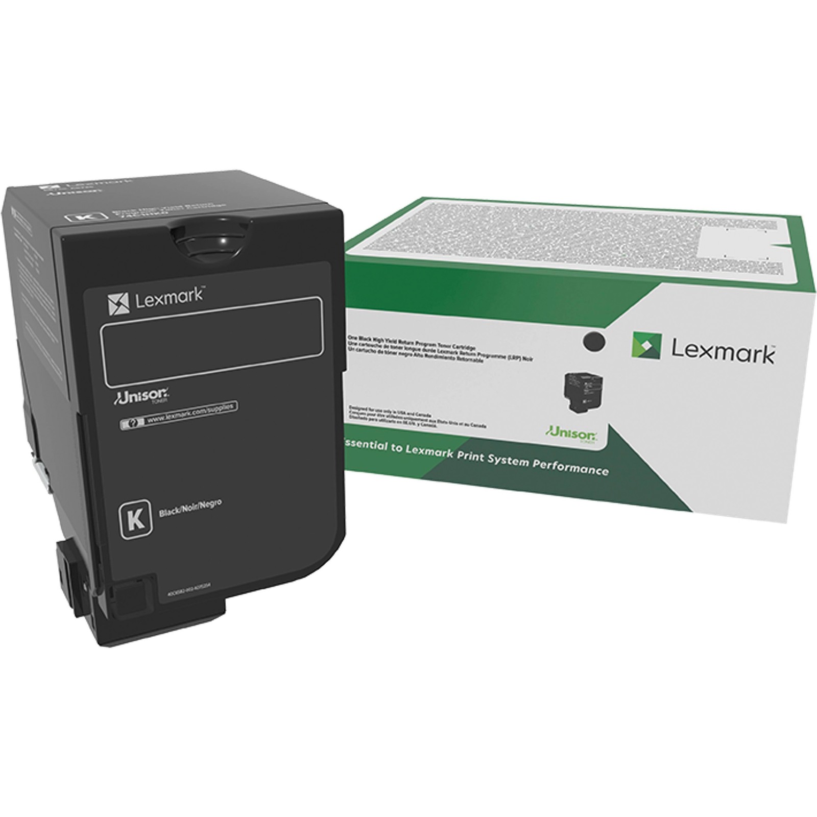Оригинальный тонер-картридж Lexmark - черный (74,0 кг)