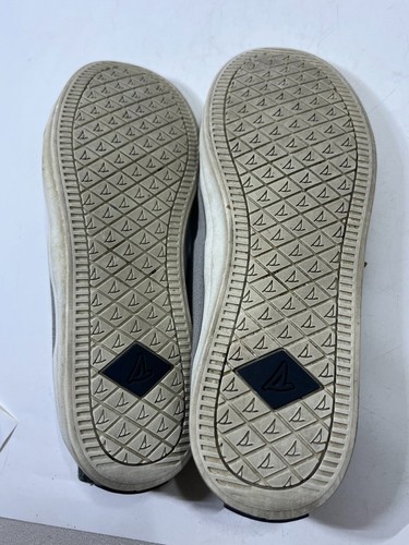 Sperry Damen 8M Canvas Sneaker grau Slipper Bootsschuhe STS81902 - Bild 3 von 4