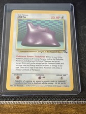 Pokémon TCG Ditto Fossil 3/62 Holo Unlimited Holo Rare
