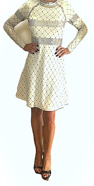 Michael Kors, Kleid 36 Marke, weiss - Cocktail, elegantes Businesskleid