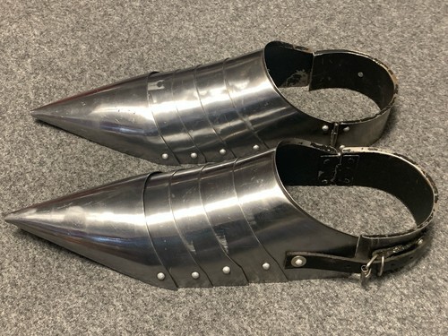 Medieval Steel Sabaton Armor with Shoes Combo Pair for Cosplay or LARP
