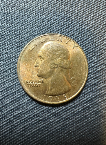 1979 Liberty Quarter Error Coin - Missing Head Clad - Uncirculated - Picture 1 of 7