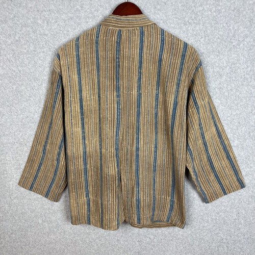 Chaqueta Amri World Of Crow x Erika Kim Marrón Azul 100% Algodón Orgánico Talla Pequeña - Imagen 4 de 11