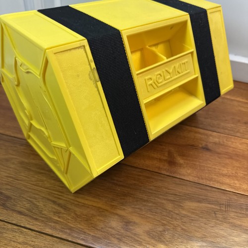 Rolykit Yellow Roll-Up Storage Box Portable Organizer Case W Dividers Sewing - Picture 6 of 10