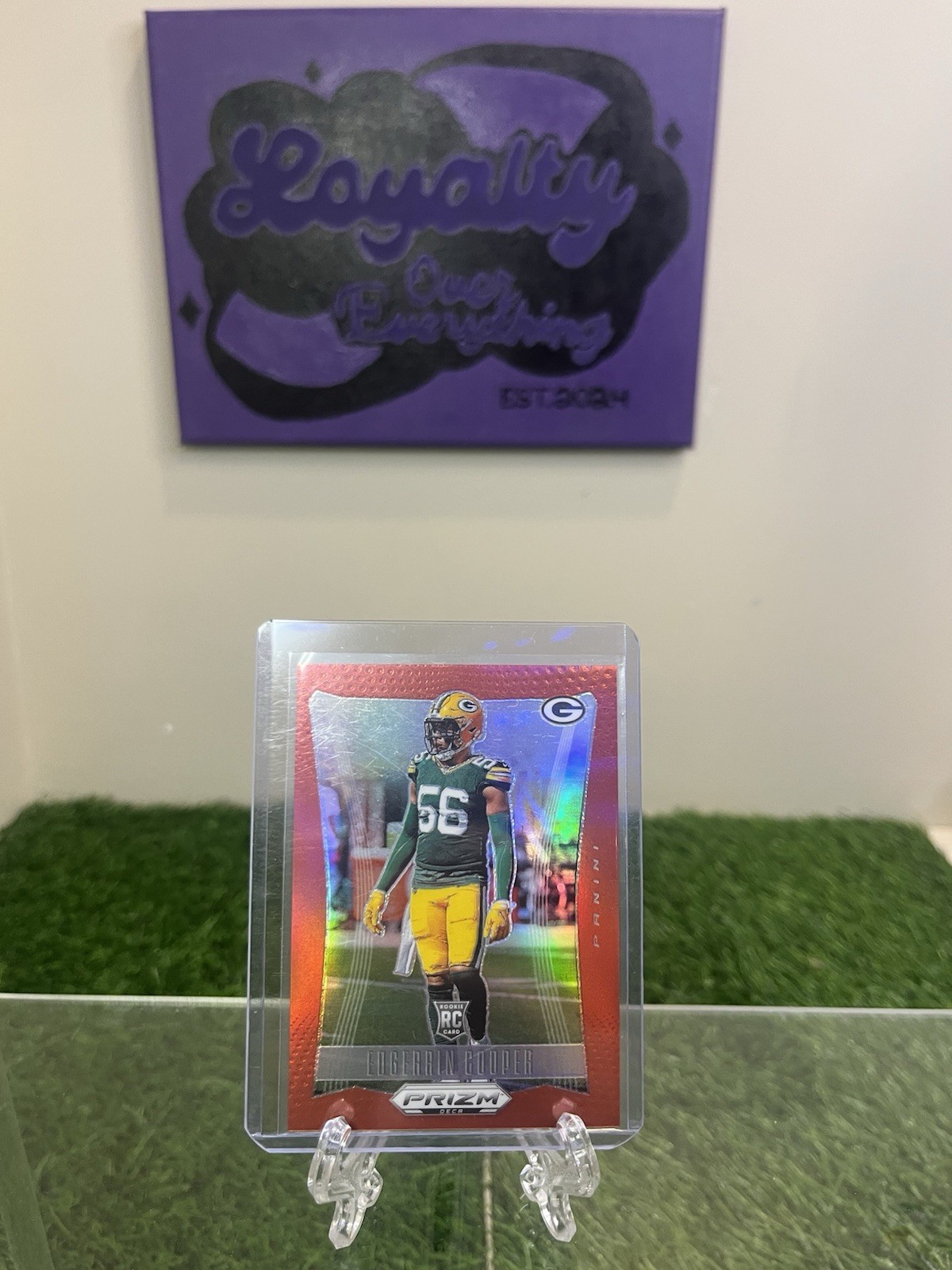 2024 Panini Prizm Deca Rookie Red Prizm Edgerrin Cooper /199 #117