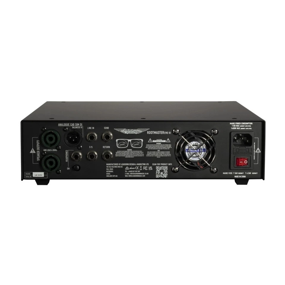ASHDOWN RM500 EVOIII Lightweight Compact Full Feature 500w Bass Head Amplifier - Image 2 of 4