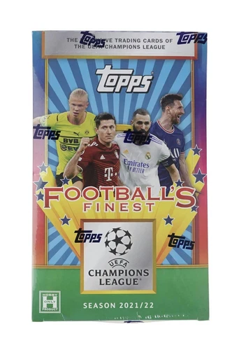 2021/22 Topps UEFA Champions League Finest Flashbacks Soccer Hobby 6-Box Case