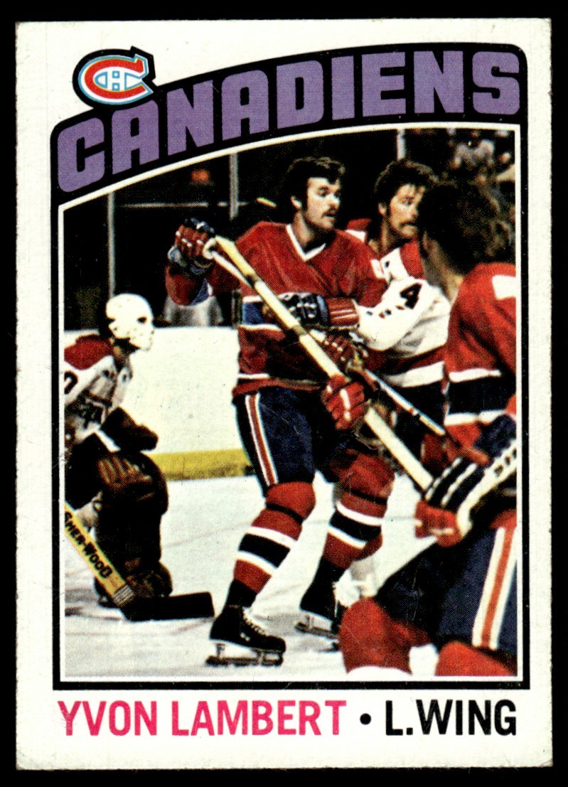 1976-77 Topps Yvon Lambert Montreal Canadiens #232