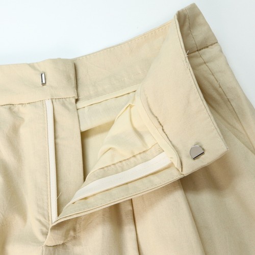 Commense 100% Baumwolle 2-tlg SET Weste & Hose weites Bein XS creme beige minimalistisch - Bild 7 von 14
