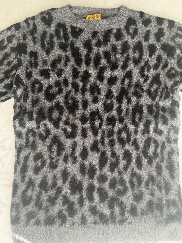 Hysteric Glamour Knit Dress Leopard Pattern Wool Blend One Size - Picture 2 of 6