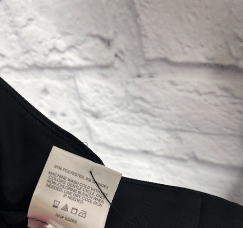 Pantalones de carrera EXPRESS para mujer negros tiro medio sarga supersuave nuevos con etiquetas 8 L - Imagen 5 de 6