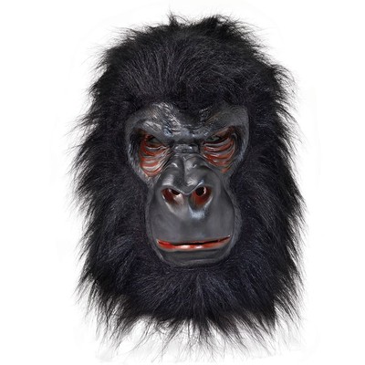 Gorilla Mask Latex with Black Hair BM371 Gorilla Mask Latex with Black Hair BM371