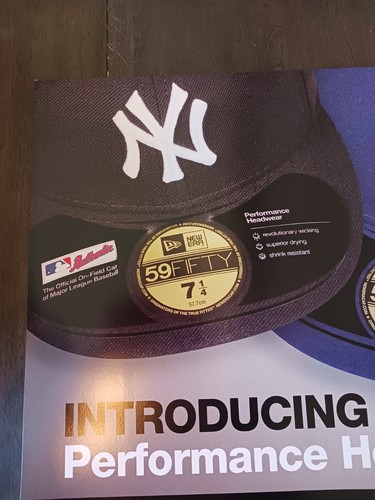 SELTENE Ladenfront Werbung 20" Schild NY Yankees & LA Dodgers New Era - Bild 2 von 7