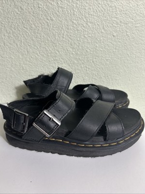 Dr Martens Voss II Quad Athena Leather Strap Platform