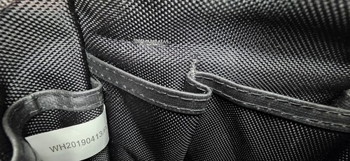 Husky Tool Belt Pouch Organizer Heavy Duty 11-Pocket Black Nylon with Belt - Picture 9 of 9