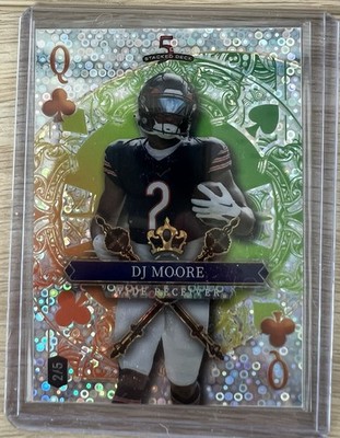 2025 Wildcard Stacked Deck Queen Of Spades DJ Moore 2/5 #SDJC-DMN