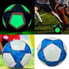 Fluorescence Football for Training Game, Light Up Football Soccer for Kids Youth