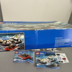 LEGO CITY Police Patrol Boat 60129 New Open/Damaged Box Retired Complete!
