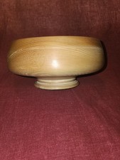 Vintage Wooden Carved Bowl 20cm Diameter 10cm Tall