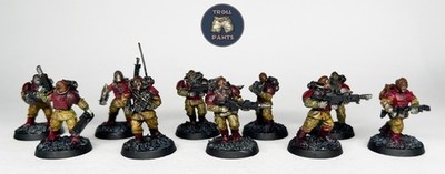 Warhammer 40k - Renegade Militia Guard - Chaos Traitors - 10 Traitor Guard Squad