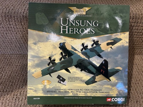 Corgi 1:144 Lockheed Hercules AC-130A Gunship 16th SOS Ubon Thailand No. AA31304 - Picture 1 of 10