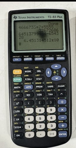 6 Texas Instruments TI-83 Plus (1 isn’t a Plus) Graphing Calculators - Working - Picture 12 of 13