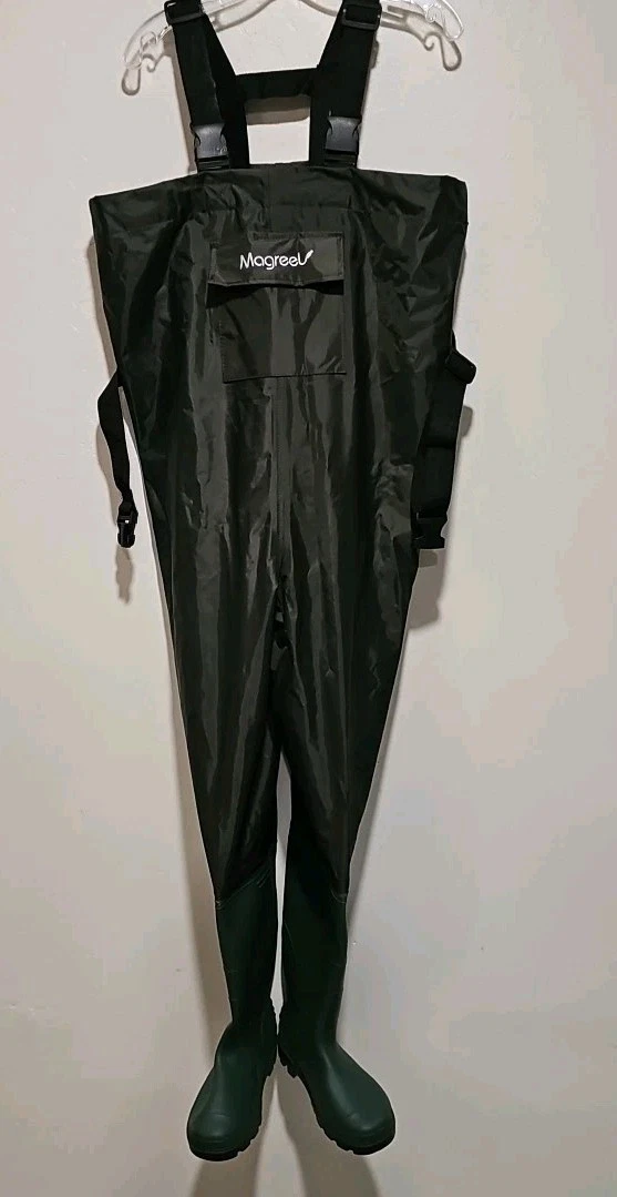 MAGREEL Chest Waders FISHING Boots Pants Waterproof Men’s Women’s Youth 40 SZ 7