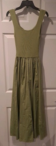 Moon River Embroidered Sleeveless Dress Size XS Green - Picture 5 of 5