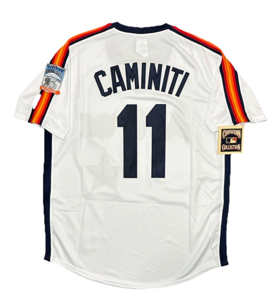 Ken Caminiti 1990 Houston Astros 25th Cooperstown Jersey