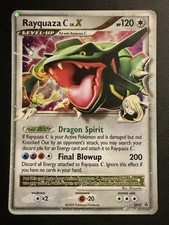 Rayquaza C LV.X DP47 Diamond and Pearl Holo Black Star Promo Pokemon TCG - LP