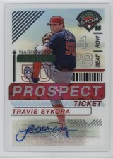 2024 Panini Prospect Edition Holo Signatures Travis Sykora #91 Auto 16wc